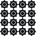 Ver imagem 2 de Adesivo de Azulejo Geometrico Preto e Branco 2 Arte Destaque