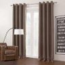 Cortina Blackout de Sala e Quarto em Tecido 4,00 x 2,50 Admirare - Chocolate - 1