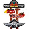 Placa Decorativa Mdf Midpoint Route 66 Recorte - 1