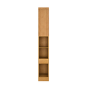 Ver imagem 3 de Módulo de Guarda Roupa Mesa de Cabeceira 1 Porta 1 Gaveta 100% MDF Cairo Marrom/Cinamomo