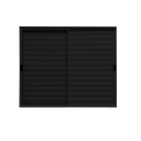 Ver imagem 6 de Veneziana 3 Folhas Móveis Aluminio Preto 1,00x1,20 Linha 18 Modular