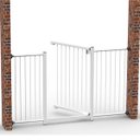 Ver imagem 5 de GRADE PORTÃO PET BEBÊ DIVISOR AMBIENTE 123 a 128 CM BRANCO