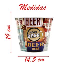 Balde De Gelo Para Cerveja Estampado Em Metal Galvanizado 4, - 2