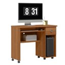 Ver imagem 1 de Mesa para Computador Pequena 90cm Gaveta Vicenza Lukaliam Jequitiba