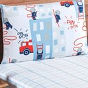 Ver imagem 3 de Jogo de Lençol Cama Solteiro 2 Peças Infantil Bouti Kids:bombeiro