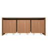 Mesa Organizadora de Brinquedos com 3 Baús 100% Mdf Plancasa:louro Freijo - 4