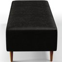 Ver imagem 7 de Puff Decorativo Sala de Estar Bali W01 Pés Palito 120x50 cm Couríssimo Preto - Lyam Decor