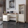 Conjunto Escritório Mesa Gaveteiro com Armário Berlim vianossa-oferta:Off/Nature - 1
