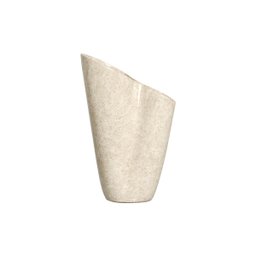 Vaso Decorativo de Mesa de Cerâmica Bege Antúrios P Petra - 3