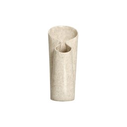Vaso Decorativo de Mesa de Cerâmica Bege Antúrios P Petra - 4