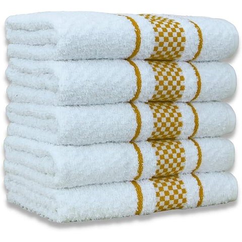 Kit 5 Pano de Prato Super Luxo Atoalhado Premium Gourmet Beka - Marrom