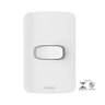 Interruptor simples 10A 250V com placa 4X2 Gracia 85322 branca Alumbra - 1