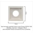 Ver imagem 2 de Spot Embutir Recuado Branco Par 20 Save Energy