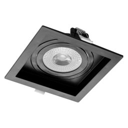 Spot Embutir Recuado Preto Par 20 Save Energy - 5