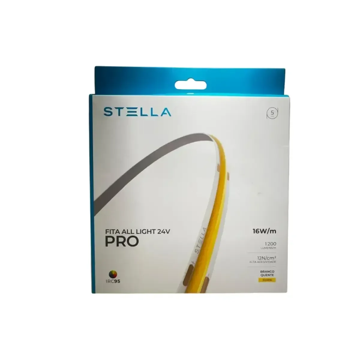 Fita Led All Light 24v Pro 16w/m 3000k Stella