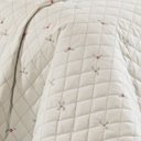 Ver imagem 4 de Kit Cobre Leito + Jogo de Cama Queen Sicília - 100% Alg. 200 Fios 07 Peças - Palha