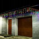 Ver imagem 3 de Cascata Pisca Colorido 3 Metros Natal Luz Fixa e Função Decoração 220v