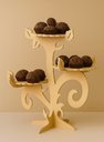 Ver imagem 2 de Suporte para Doces e Cupcakes em Mdf Cru 6mm – Design Provençal