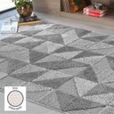 Ver imagem 2 de Tapete para Sala Quarto 150cm x 200cm Jazz Des. 06 – Alto e Baixo Relevo