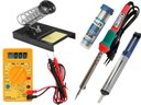 Ver imagem 1 de Kit Solda Multímetro+ Ferro+ Sugador + Suporte+ Solda em fio - 220V 55W