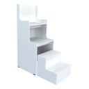 Ver imagem 1 de Cadeira Alta Pedicure Cadeirão Esmalte Salão Branco Cód.1200