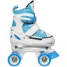 Patins 4 Rodas Ajustavel Tenis All Style Roller 29 ao 32 Retro Azul  - 2