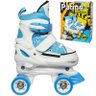 Patins 4 Rodas Ajustavel Tenis All Style Roller 37 ao 40 Retro Azul (DMR5165) - 4