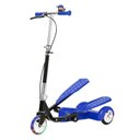 Ver imagem 2 de Patinete Transport Tres Rodas Infantil 50kg Metal Esporte Freio Regulavel (Dmr5462/Dmr5463) - Azul