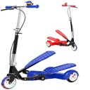 Ver imagem 1 de Patinete Transport Tres Rodas Infantil 50kg Metal Esporte Freio Regulavel (Dmr5462/Dmr5463) - Azul