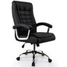 Cadeira Escritório Presidente Mola Luxo Monique Relax MLE Preta - 1