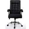 Cadeira Escritório Presidente Mola Luxo Monique Relax MLE Preta - 3