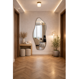 Espelho Grande Corpo Inteiro 150cm X 60cm Orgânico Luxo Decoração Quarto Sala - 1