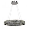 Lustre Led 32W 3000K Pendente Bella WE001C Cromado Transparente - 1