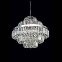 Ver imagem 1 de Lustre Metal/Cristal 70Cmx55Cm 12Xe14 - Cr/Tr - Bella