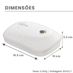 Desumidificador de Ar Antimofo | Desidrat Cristal - Bivolt - 7
