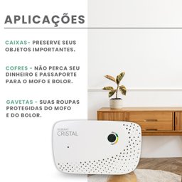 Desumidificador de Ar Antimofo | Desidrat Cristal - Bivolt - 6