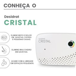 Desumidificador de Ar Antimofo | Desidrat Cristal - Bivolt - 2