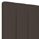 Ver imagem 4 de Cabeceira Casal 140cm Carla Material Sintético Marrom Com Frame Bymóveis
