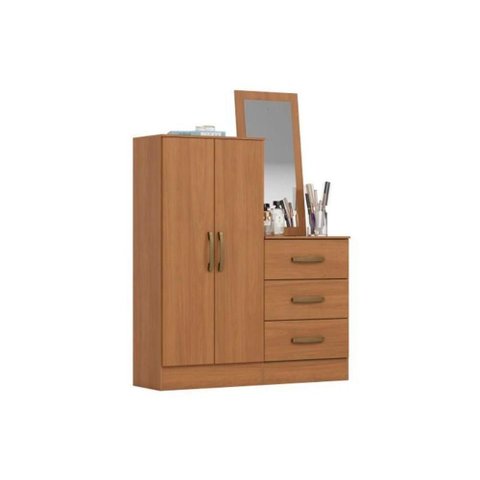 Cômoda Briz B700 2 Portas e 3 Gavetas MDF MDP Caramelo Móveis Henn