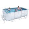 Piscina Estrutural Luxo Retangular 8.124l Completa 110v - Bestway - 110v - 3