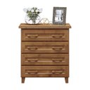 Ver imagem 6 de Conjunto Quarto Imbuia: Guarda-roupa Multiuso Flex 2 Portas 2 Gavetas, Cômoda 4 Gavetas Madeira Pinu