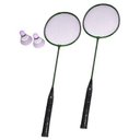 Ver imagem 2 de Kit Badminton Completo Com 2 Raquetes E 2 Petecas Jogo Com Bolsa Para Transporte