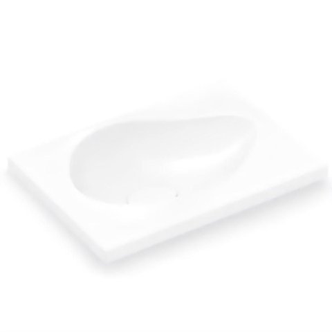 Cuba Sobrepor Ruy Ohtake 62x45 Branco - Roca