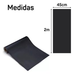 Adesivo de Parede Lousa Escolar Quadro Negro 2m X 45cm + Giz - 7