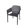 Cadeira Vega com Braço Polipropileno:preta - 1