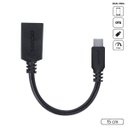 Ver imagem 1 de ADAPTADOR OTG TIPO C PARA USB A 3.0 PARA CELULAR SMARTPHONE 15 CM PRETO - P3AMUP-15
