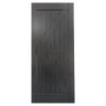 Porta de Madeira de Correr Tipo Celeiro Modelo K 81 x 2,13M Black - 1