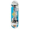 Skate Completo Profissional Sandro Dias Mineirinho Abec5 90a Azul - 1