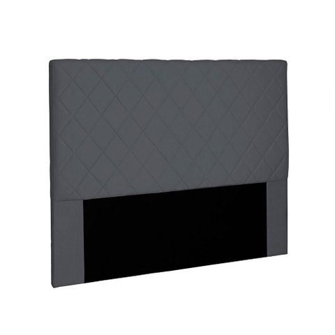 Cabeceira Dubai para Cama Box Casal 140cm Suede Cinza - D’Rossi