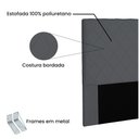 Ver imagem 3 de Cabeceira Dubai para Cama Box Casal 140cm Suede Cinza - D’Rossi